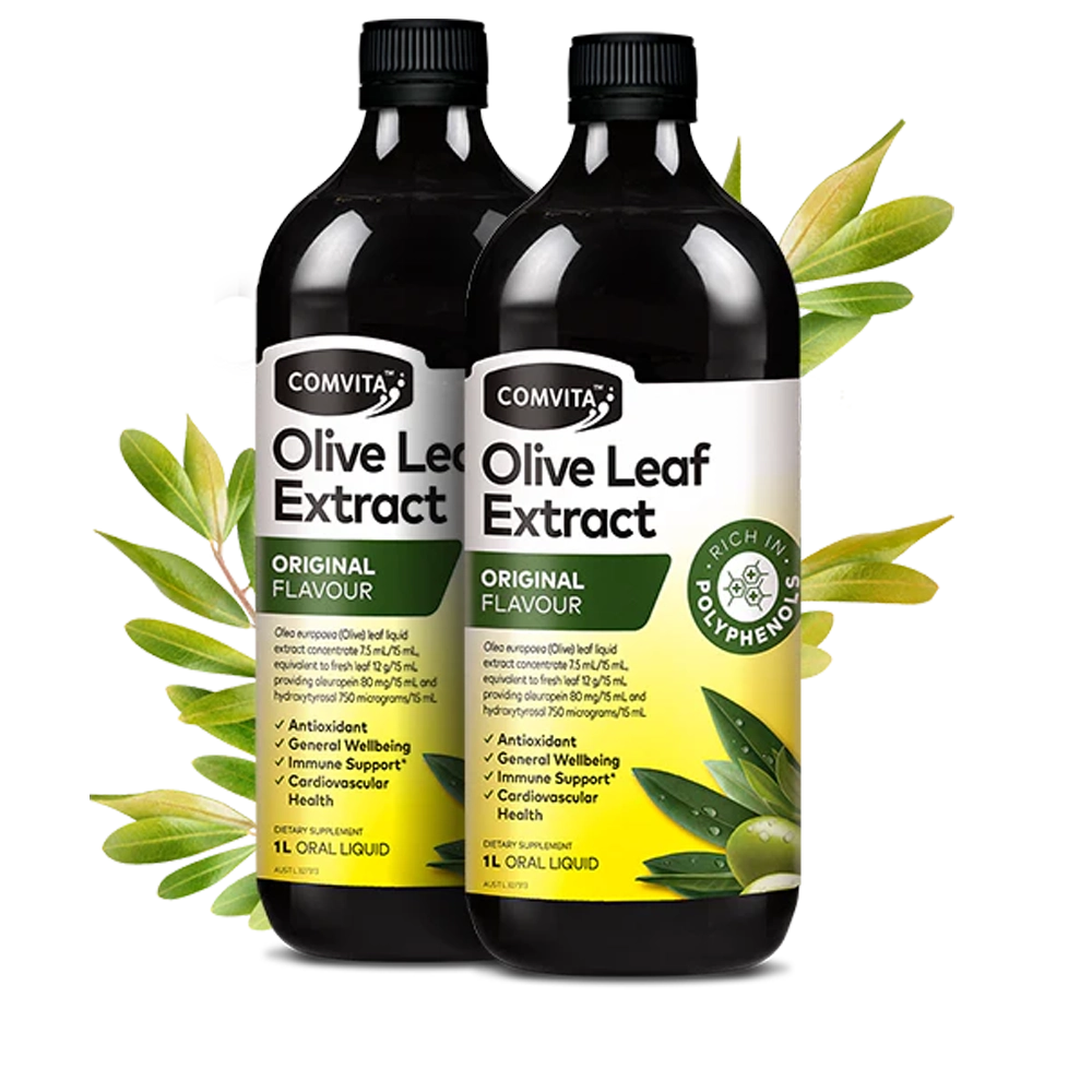 Olive Leaf Extract Natural 1L - 2 Pack