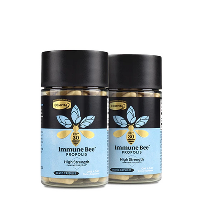 Immune Bee Propolis High Strength 1-A-Day PFL 30 Veg Capsules 90s 2-Pack